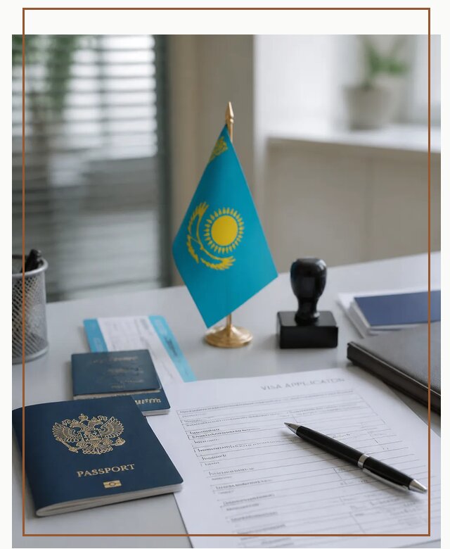 Оформление визы в Казахстан для поездки и работы в Нижневартовске