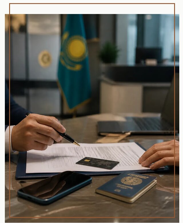 Открытие счета и банковской карты в Казахстане в Нижневартовске